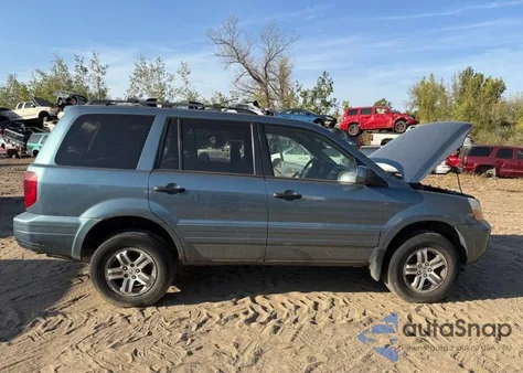 2005 Honda Pilot Ex from USA, damaged, VIN 5FNYF18445B060323